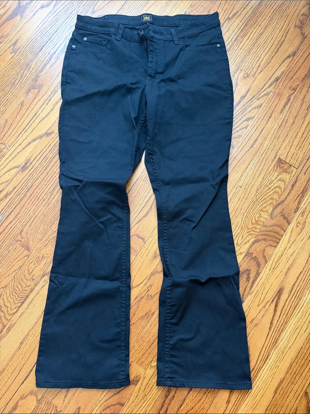 Lee Women's Black Flare Leg Jeans